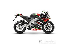 Autocollants pour Aprilia RS125 Replica 2019 - Noir • Aprilia Autocollants OEM