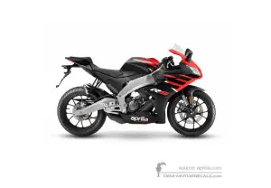 Aufkleber für Aprilia RS125 4T 2022 - Schwarz • Aprilia OEM-Aufkleber