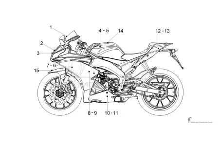 Aprilia RS125 4T 2024 - Blue