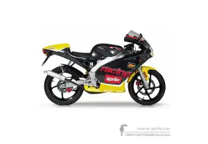 Autocollants pour Aprilia RS50 2000 - Gris • Aprilia Autocollants OEM