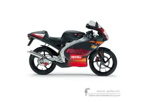 Adesivi per Aprilia RS50 2002 - Nero • Aprilia Adesivi OEM