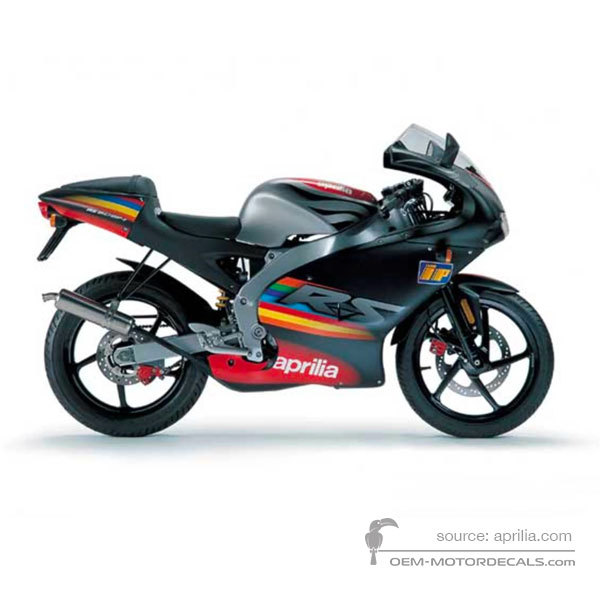 Aufkleber für Aprilia RS50 2003 - Schwarz • Aprilia OEM-Aufkleber