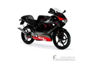 Adesivi per Aprilia RS50 2005 - Nero • Aprilia Adesivi OEM