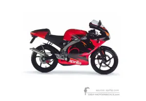 Pegatinas para Aprilia RS50 2005 - Rojo • Aprilia Pegatinas OEM