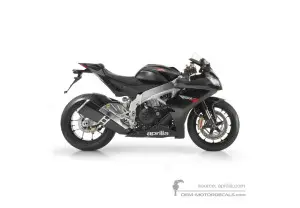 Adesivi per Aprilia RSV4 1000R 2009 - Nero • Aprilia Adesivi OEM