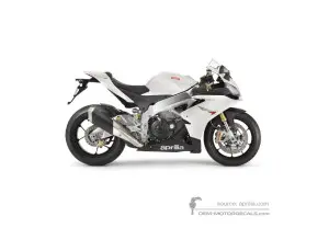 Aufkleber für Aprilia RSV4 1000R 2012 - Weiss • Aprilia OEM-Aufkleber