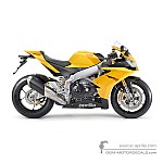 Aprilia RSV4 1000R 2012 - Amarillo