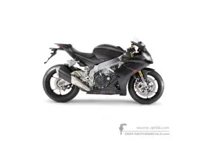 Aufkleber für Aprilia RSV4 1000R 2014 - Schwarz • Aprilia OEM-Aufkleber