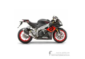 Adesivi per Aprilia RSV4 1000RR 2016 - Nero • Aprilia Adesivi OEM