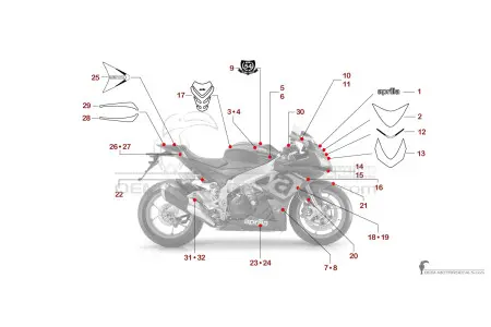 Aprilia RSV4 1000RR 2016 - Nero