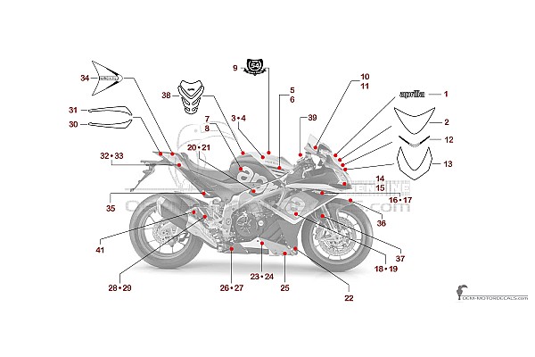 Aprilia RSV4 1000 Factory 2016 - Zwart