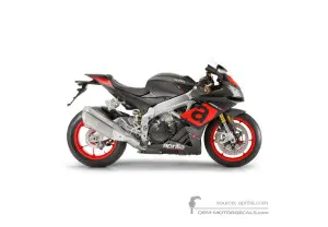Decals for Aprilia RSV4 1000RR 2017 - Black • Aprilia OEM Decals