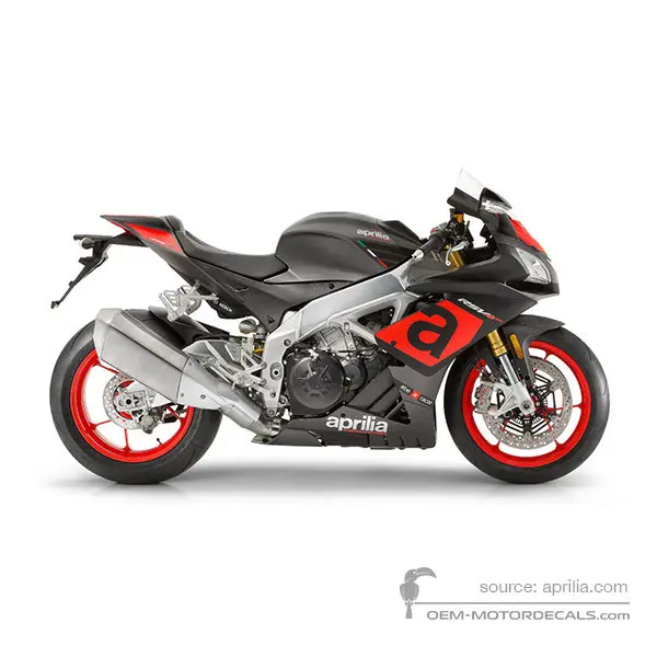 Aprilia RSV4 1000RR 2018 - Black - Matt Black