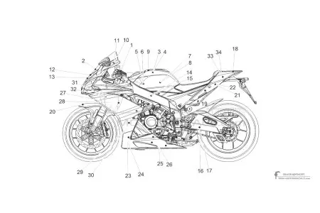 Aprilia RSV4 1000 Factory 2018 - Black
