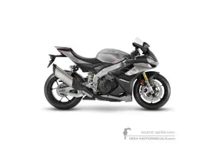Aufkleber für Aprilia RSV4 1100 2022 - Grau • Aprilia OEM-Aufkleber