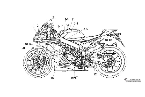 Aprilia RSV4 1100 Factory 2021 - Negro