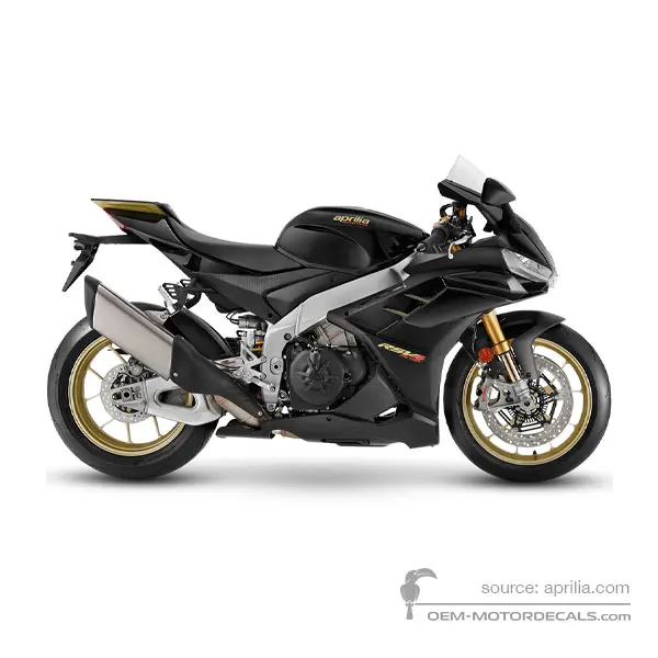 Aprilia RSV4 1100 Factory 2022 - Black - Ultra Dark