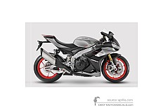 Adesivi per Aprilia RSV4 1100 2023 - Argento • Aprilia Adesivi OEM