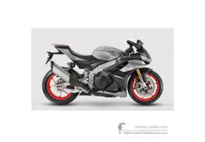 Adesivi per Aprilia RSV4 1100 2023 - Argento • Aprilia Adesivi OEM