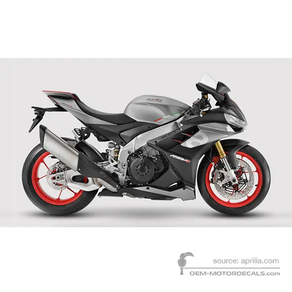 Aprilia RSV4 1100 2023 - Silver - Silverstone Grey