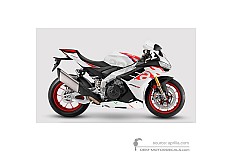 Autocollants pour Aprilia RSV4 1100 Factory 2023 - Blanc • Aprilia Autocollants OEM