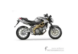 Stickers voor Aprilia SHIVER 750 2008 - Zilver • Aprilia OEM Stickers