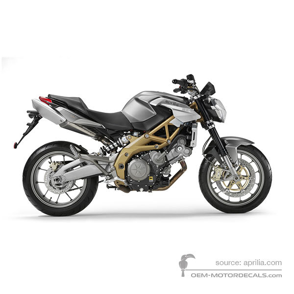 Pegatinas para Aprilia SHIVER 750 2008 - Plata • Aprilia Pegatinas OEM