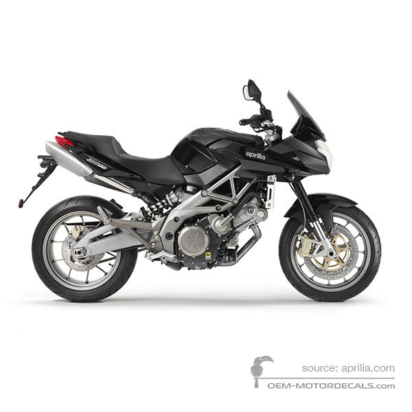 Aufkleber für Aprilia SHIVER 750GT 2009 - Schwarz • Aprilia OEM-Aufkleber