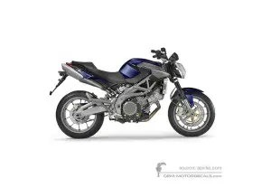 Stickers voor Aprilia SHIVER 750 2009 - Blauw • Aprilia OEM Stickers