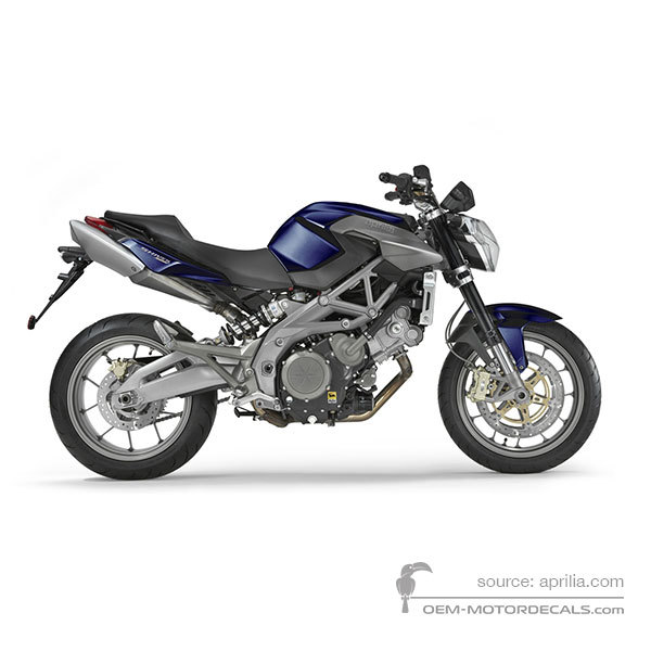 Aufkleber für Aprilia SHIVER 750 2009 - Blau • Aprilia OEM-Aufkleber