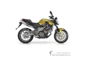 Stickers voor Aprilia SHIVER 750 2009 - Geel • Aprilia OEM Stickers