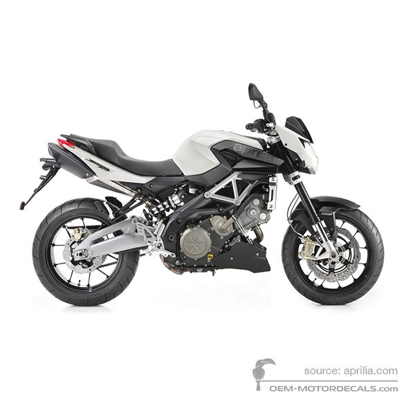 Naklejki do Aprilia SHIVER 750 2010 - Biały • Aprilia Naklejki OEM