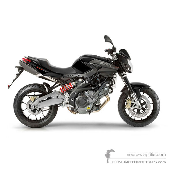 Stickers voor Aprilia SHIVER 750 2014 - Zwart • Aprilia OEM Stickers