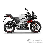 Aprilia TUONO 125 2017 - Srebrny