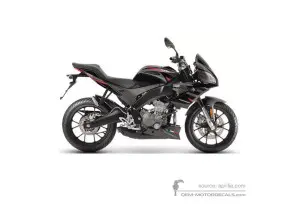 Decals for Aprilia TUONO 125 2020 - Black • Aprilia OEM Decals