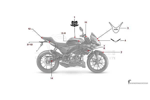 Aprilia TUONO 125 2021 - Nero