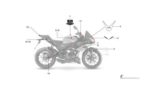 Aprilia TUONO 125 2021 - Gray