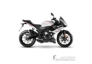 Decals for Aprilia TUONO 125 2022 - White • Aprilia OEM Decals