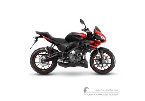 Decals for Aprilia TUONO 125 2024 - Black • Aprilia OEM Decals