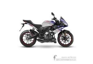 Pegatinas para Aprilia TUONO 125 2024 - Azul • Aprilia Pegatinas OEM