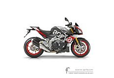 Autocollants pour Aprilia TUONO V4 1100 FACTORY 2015 - Gris • Aprilia Autocollants OEM