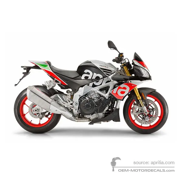 Aprilia TUONO V4 1100 FACTORY 2017 - Grau - Platinum Grey
