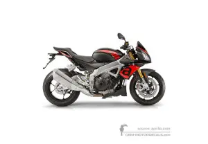 Adesivi per Aprilia TUONO V4 1100RR 2018 - Nero • Aprilia Adesivi OEM
