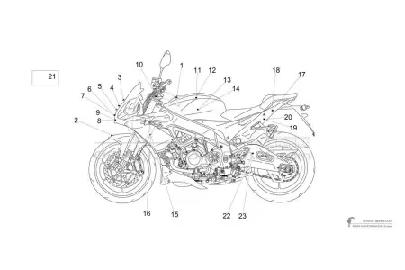 Aprilia TUONO V4 1100RR 2018 - Nero