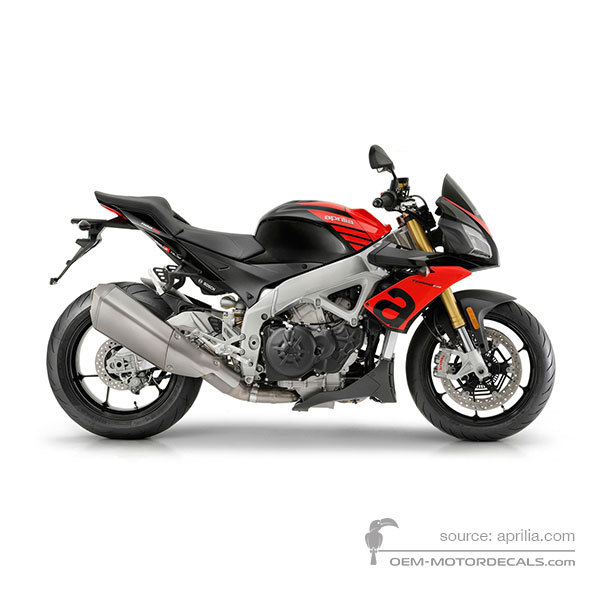 Aufkleber für Aprilia TUONO V4 1100RR 2019 - Rot • Aprilia OEM-Aufkleber