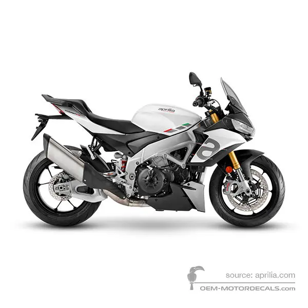 Aprilia TUONO V4 1100 2022 - Weiss - Glacier White