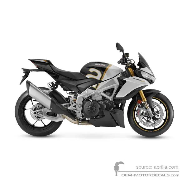 Aprilia TUONO V4 1100 FACTORY 2024 - Weiss - Ultra Gold