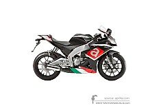 Pegatinas para Aprilia RS4 50 2014 - Negro • Aprilia Pegatinas OEM