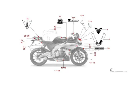Aprilia RS4 50 2014 - Nero