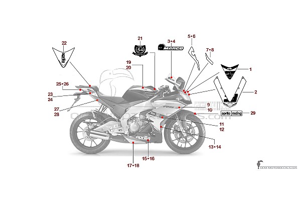 Aprilia RS4 50 2015 - Black